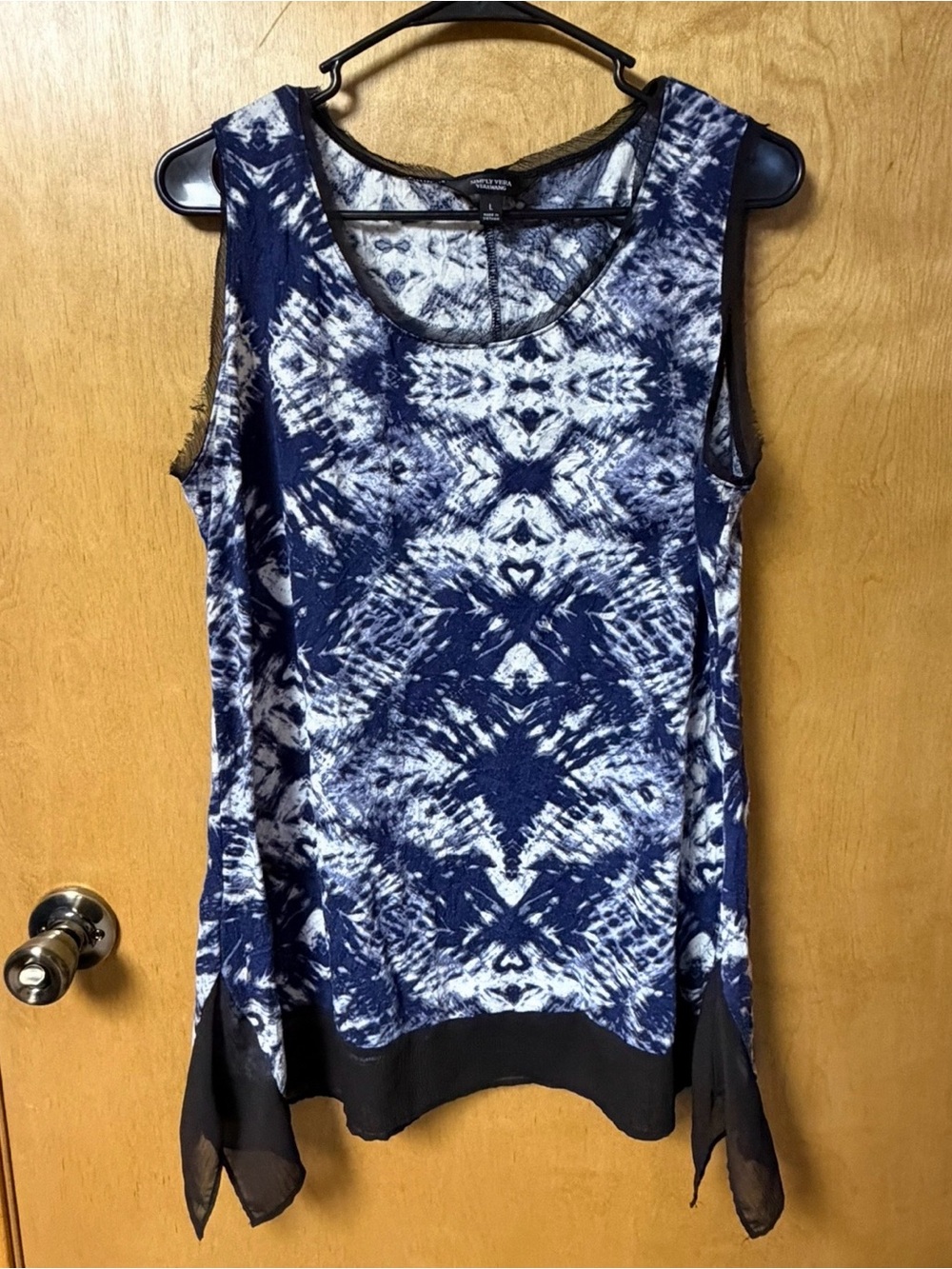 Simply Vera Vera Wang Tank Top with Lace Trim